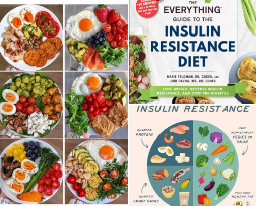 📘✨ My Top Book Picks for Understanding & Managing Insulin Resistance! 💖 cover photo collage