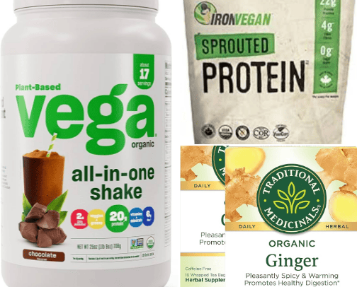 Healthy products cover photo collage