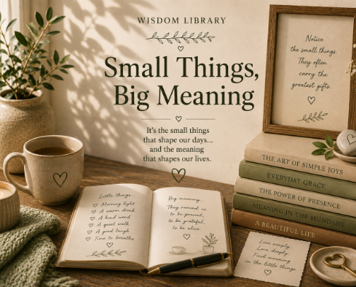 Small Things, Big Meaning - Insights cover photo collage
