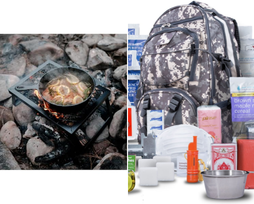 Emergency Survival Kit For Natural Disasters cover photo collage
