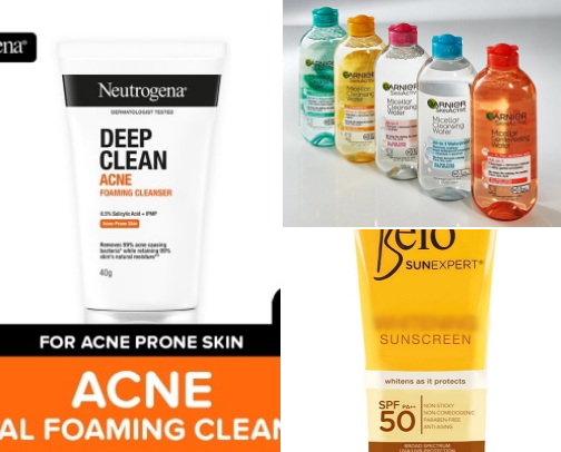 Skincare that I trust cover photo collage
