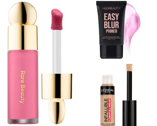 Makeup favorite product for oily skin and everyday cover photo collage