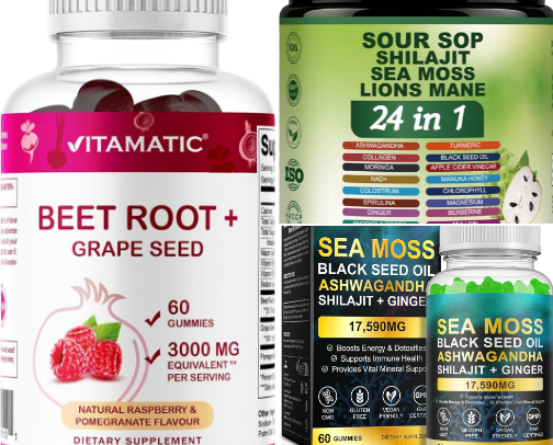 Vitamins cover photo collage