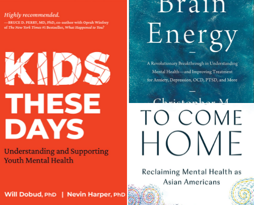 Mental Health awareness books cover photo collage