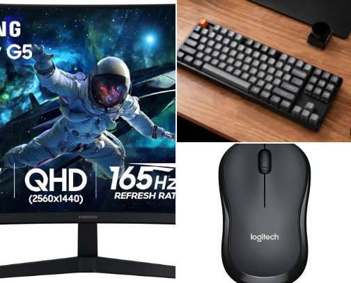 Gaming setup under 1000€👌🏼 cover photo collage