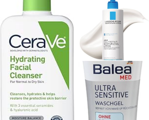 Skincare for Dry Winter Skin cover photo collage