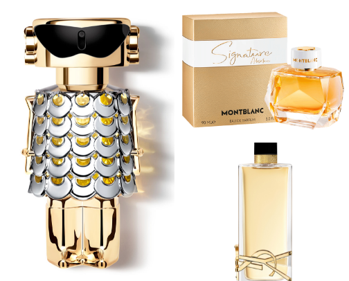 My favourite perfumes 🍒 cover photo collage