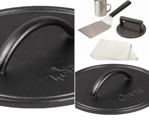 I Finally Found the Steak Press That Gives Me Perfect Sear Marks Every Time cover photo collage