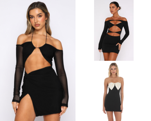 Black Going out fits! cover photo collage