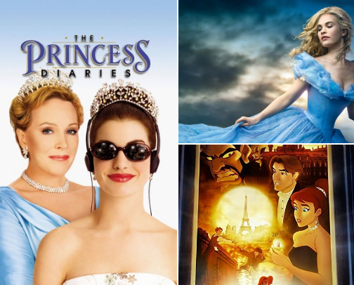 Princess movies for the millennials cover photo collage