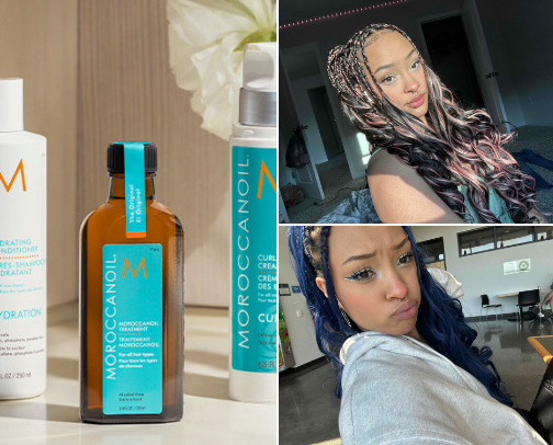 Hair cover photo collage