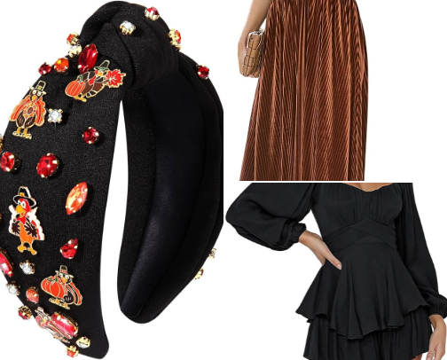 Thanksgiving outfit ideas cover photo collage
