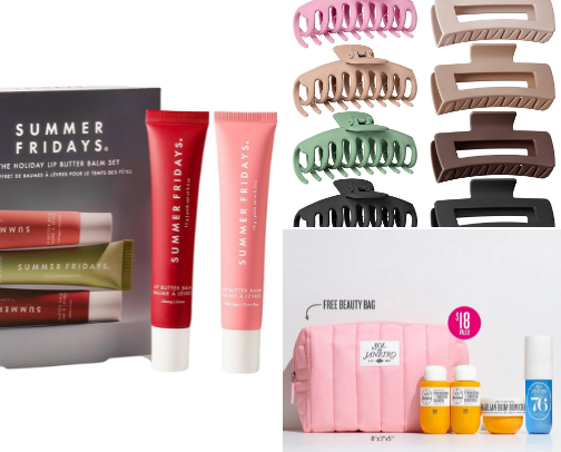 stocking stuffer ideas 🎅🏻🎄 cover photo collage