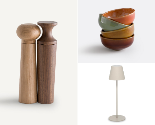 Aesthetic & chic table set cover photo collage