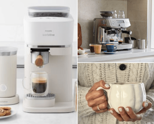 All Things Coffee— Everything You Need for the Perfect, At Home Coffee Bar cover photo collage