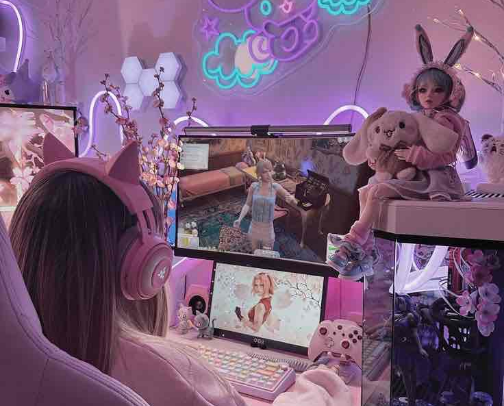 Gaming Setup Accessories🎮 cover photo collage