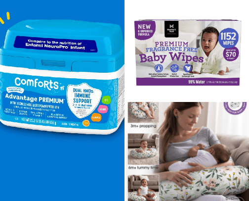 Baby stuff cover photo collage