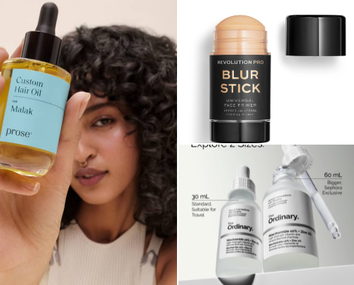 Beauty products💋 cover photo collage