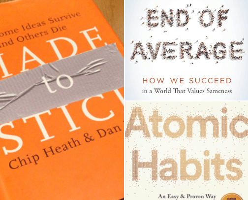 Books that made me better at life! cover photo collage