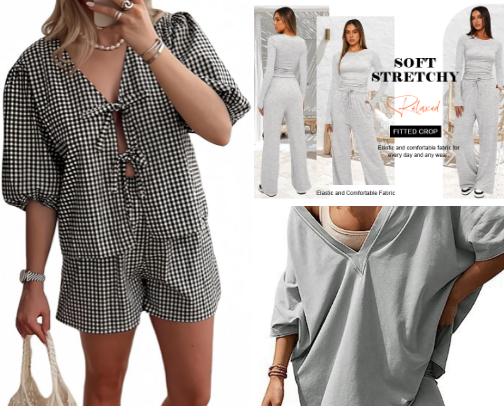 Comfy and Cute Clothing Recommendations cover photo collage