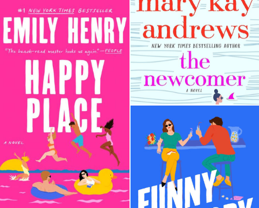 Summer time reads ☀️ cover photo collage