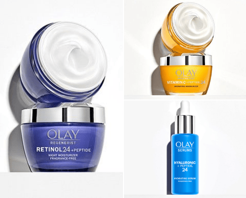 Olay Favs cover photo collage