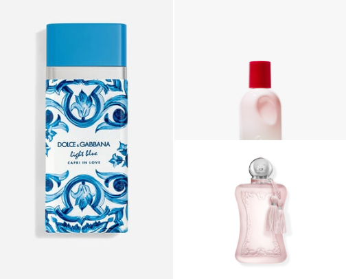 Fragrances I like-Fresh and Clean. cover photo collage