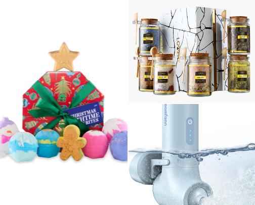 Spoil Yourself and Soak Up Some Luxurious Bath Products cover photo collage