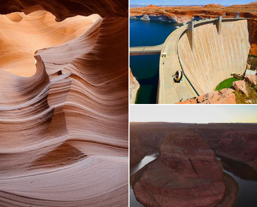 Arizona (Page, Sedona, Scottsdale) cover photo collage