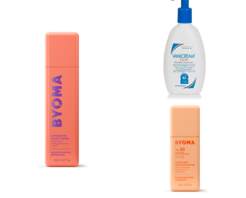 My FAV affordable skincare products 🤍🫧 cover photo collage