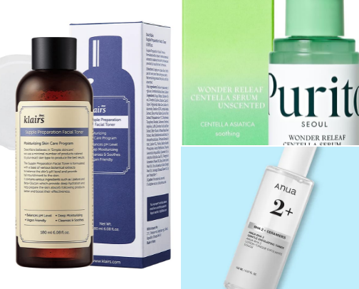 Top Korean Skin Care Products For Acne Prone Skin ✨🌿 cover photo collage