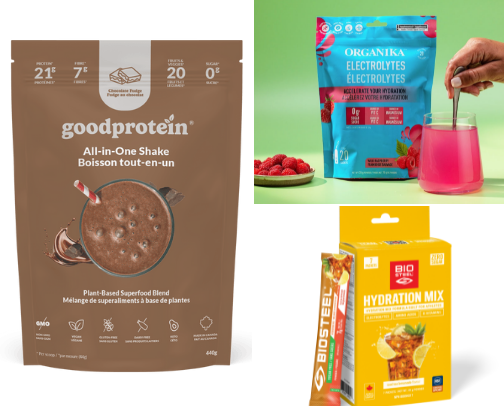Supplements + Protein cover photo collage