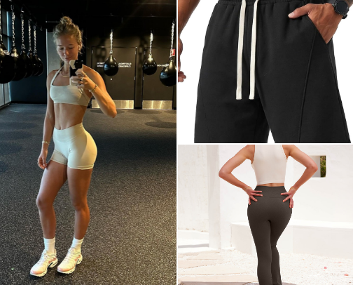 My go to gym essentials cover photo collage
