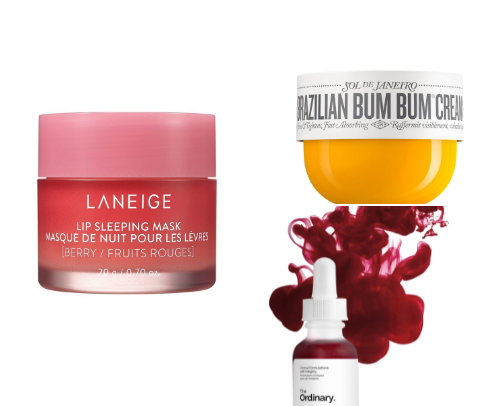 The best skin care products✨ cover photo collage