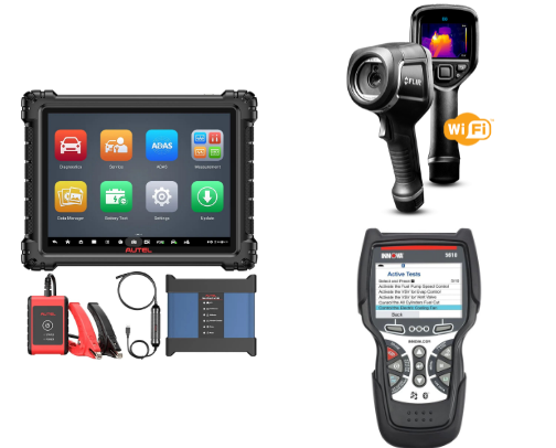 The Master Mechanic’s Advanced Diagnostics & Scan Tool Blueprint cover photo collage