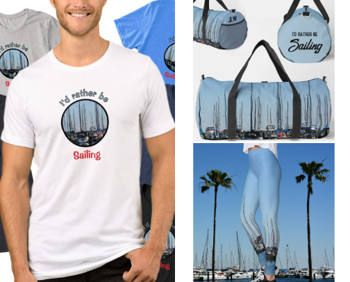 Sailing in Photographic Style cover photo collage