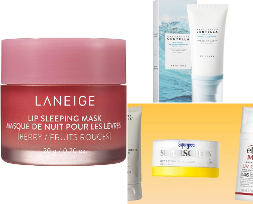 My favorite skin care ❣️ cover photo collage