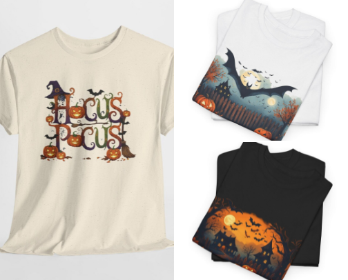 Halloween Tshirt Design Digital Download for Halloween 2025 cover photo collage
