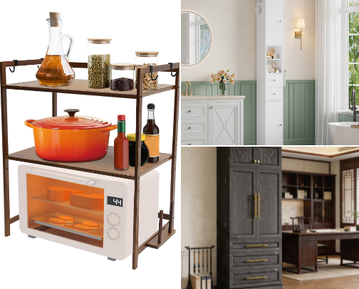Quality Wayfair Finds for Storage and Organization cover photo collage