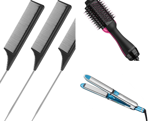 HAIR: Tools + products for thick, dry Polynesian hair cover photo collage