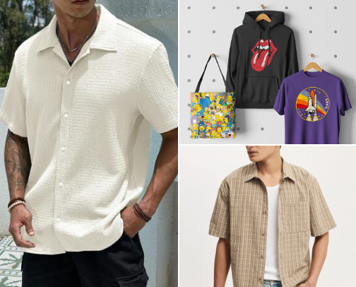 Casual for men cover photo collage