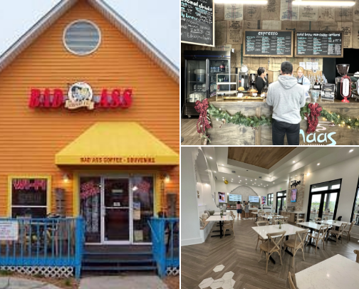 Get your coffee fix down in Destin, Florida ☕️🌴 cover photo collage