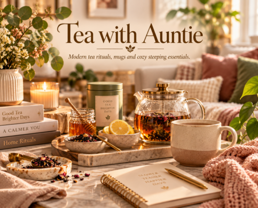 Tea with Auntie cover photo collage