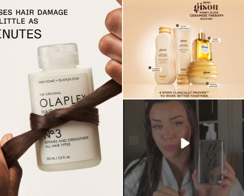 The Hair Secrets I Swear By cover photo collage