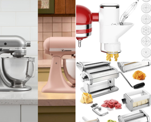 Kitchen tools cover photo collage