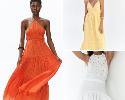 Affordable & Pretty Summer Dresses | H&M US cover photo collage