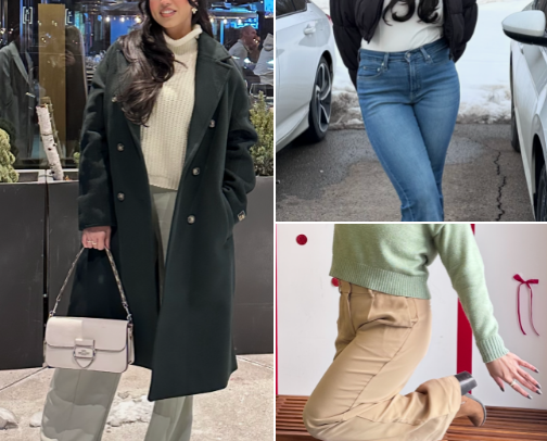 Winter outfits cover photo collage