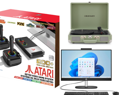 Electronic gadgets of the 1970's and 1980's that you can still purchase (or something pretty close to it). cover photo collage