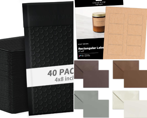 Small Business Shipping & Packaging Items cover photo collage