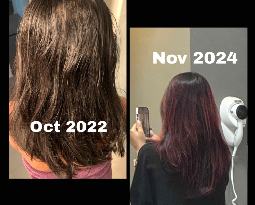 The routine that saved my damaged hair cover photo collage
